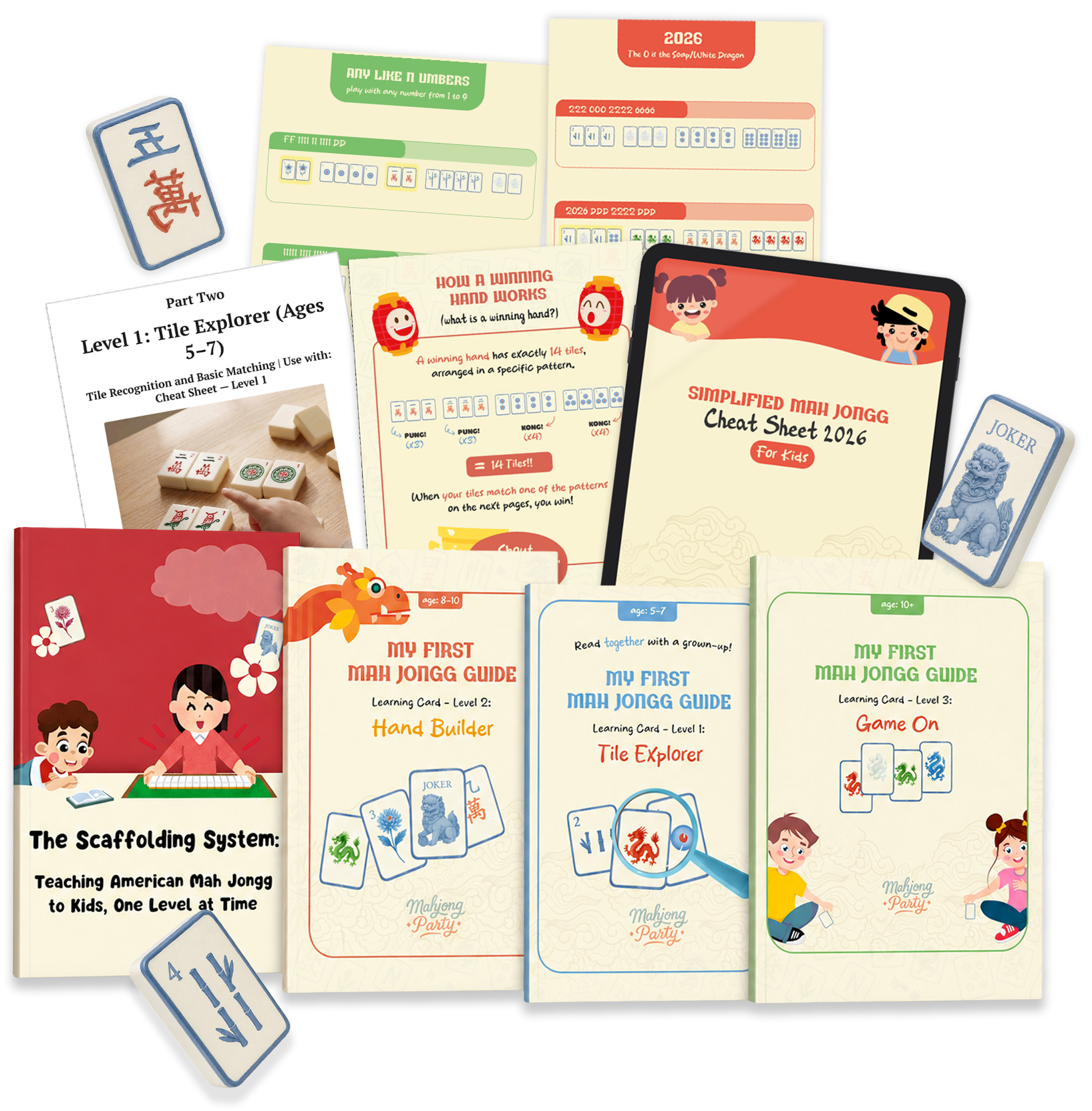 Mah Jongg Step-by-Step Kids Bundle