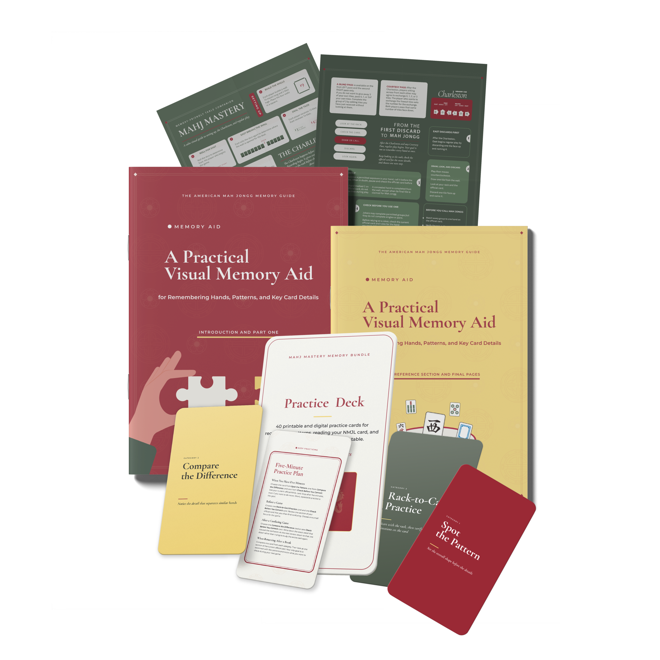 The American Mah Jongg Memory Method Bundle - A practical visual system for remembering patterns